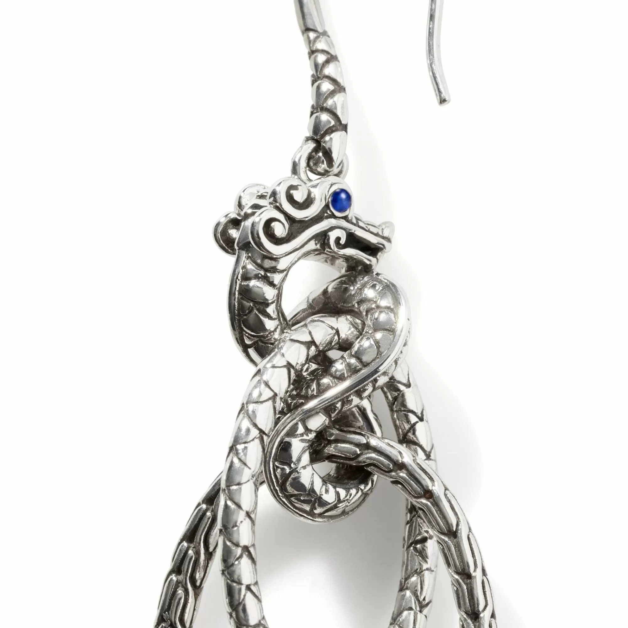 Statement^John Hardy Naga Drop Earring, Sterling Silver