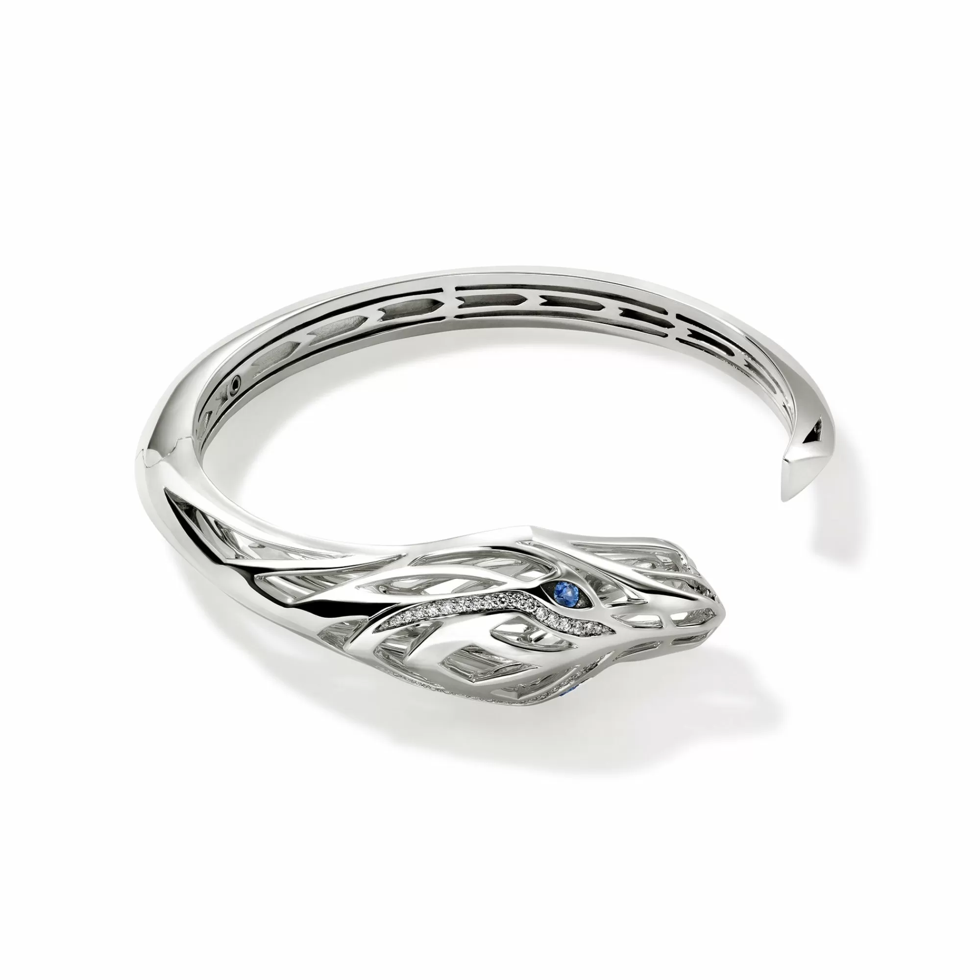 Bangles & Cuffs^John Hardy Naga Kick Cuff, Sterling Silver, Diamonds