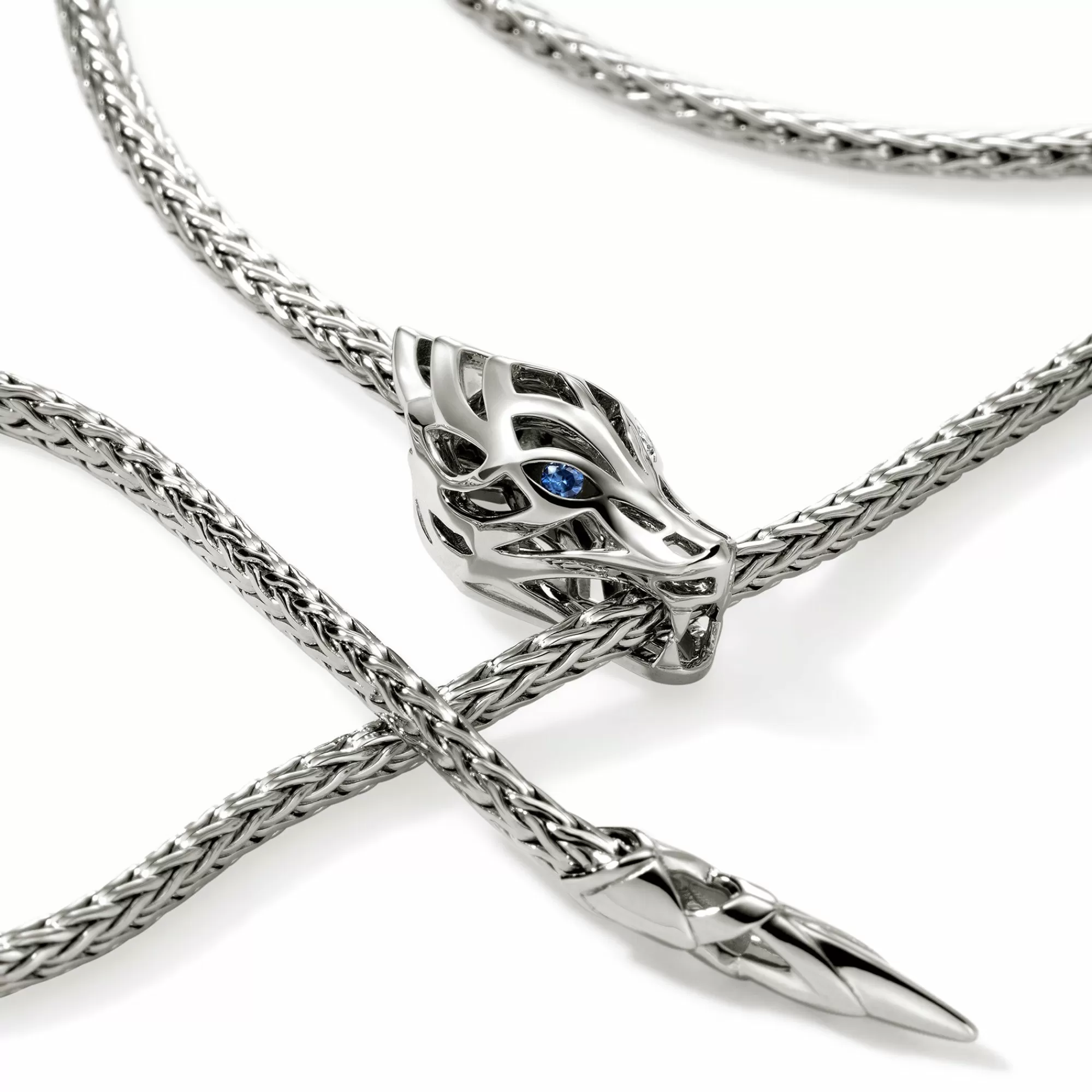 Layering^John Hardy Naga Pendant Necklace, Sterling Silver