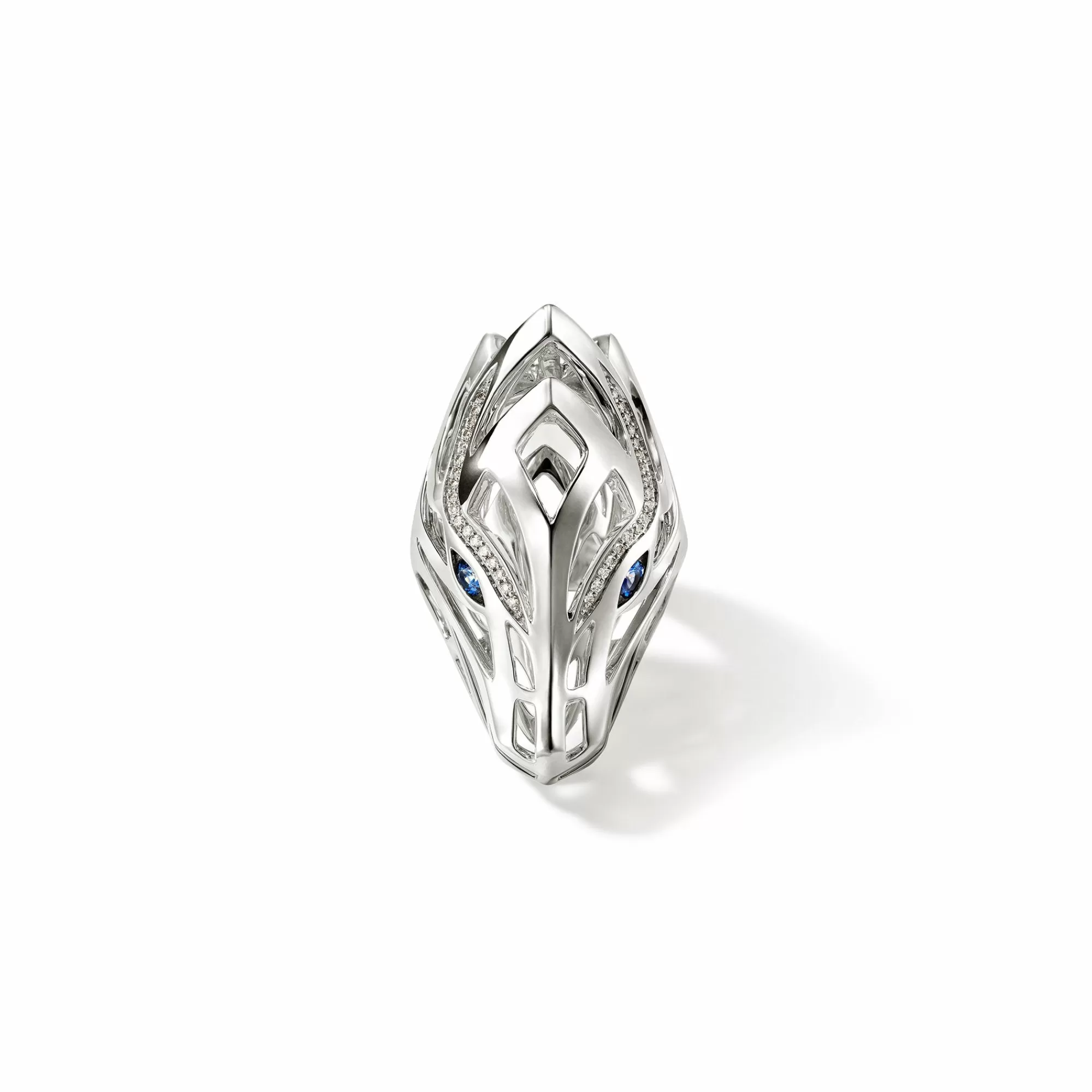 Statement^John Hardy Naga Ring, Sterling Silver, Diamonds