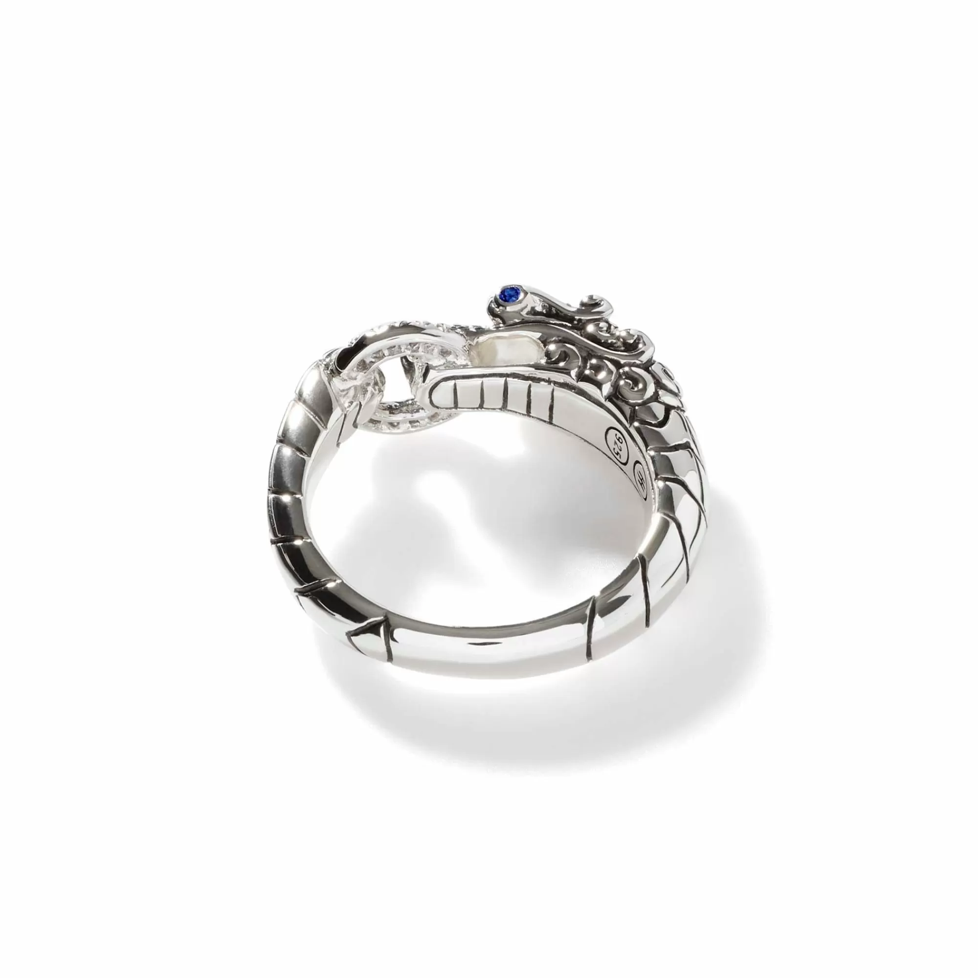 Bands^John Hardy Naga Ring, Sterling Silver, Diamonds