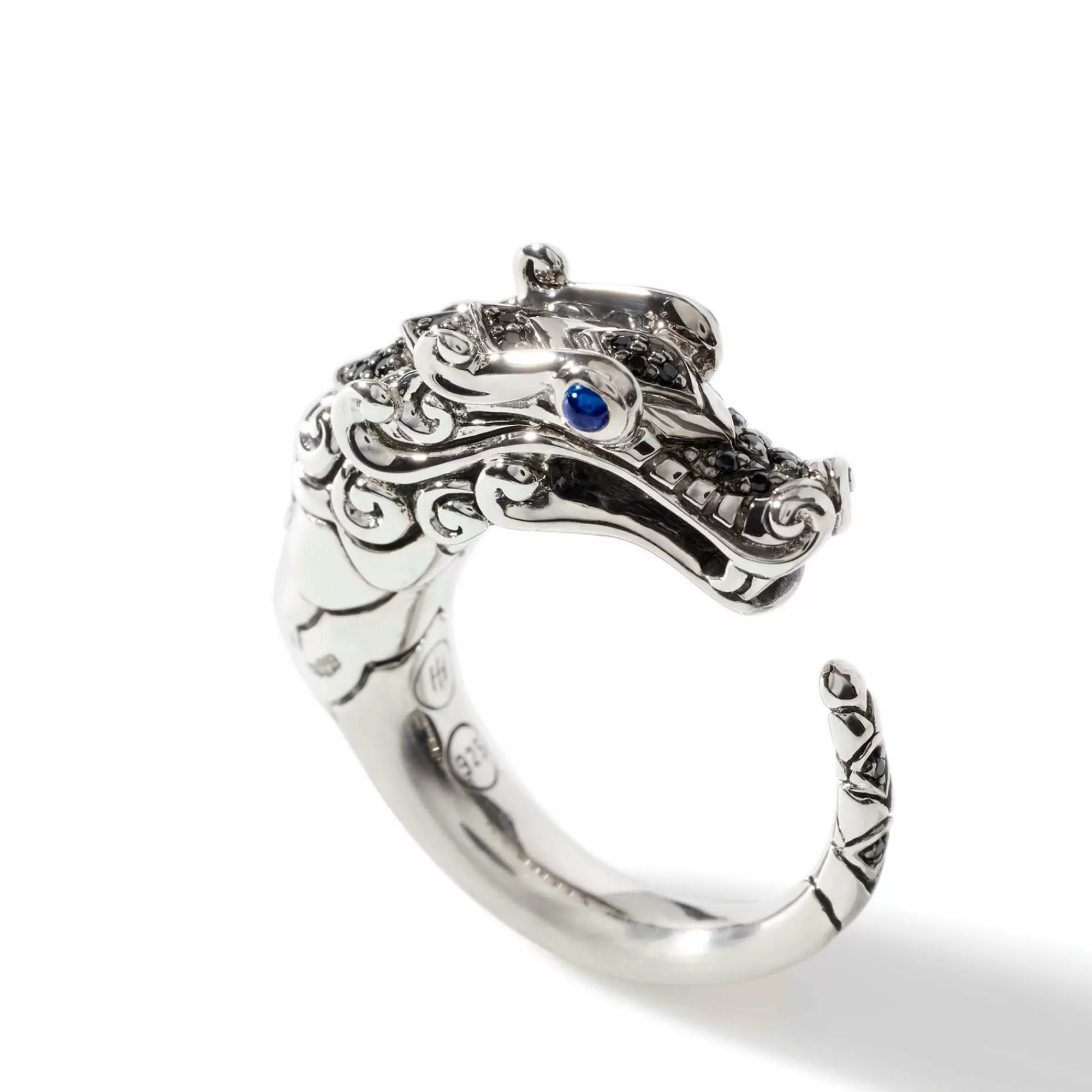 Statement^John Hardy Naga Ring, Sterling Silver, Pave