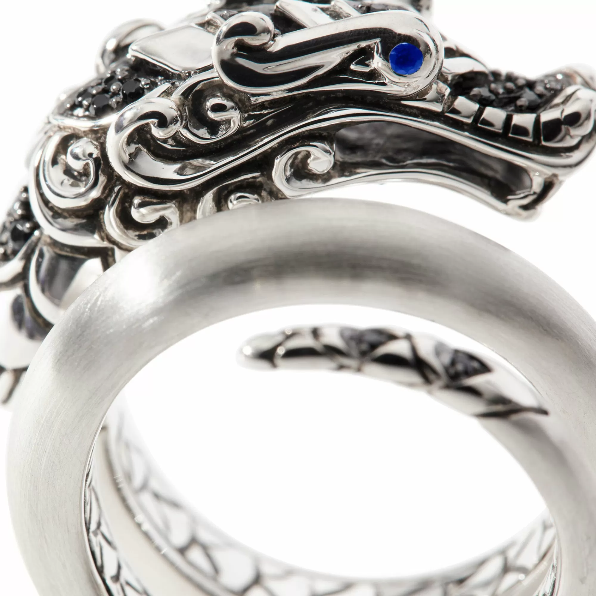 Statement^John Hardy Naga Ring, Sterling Silver, Pave