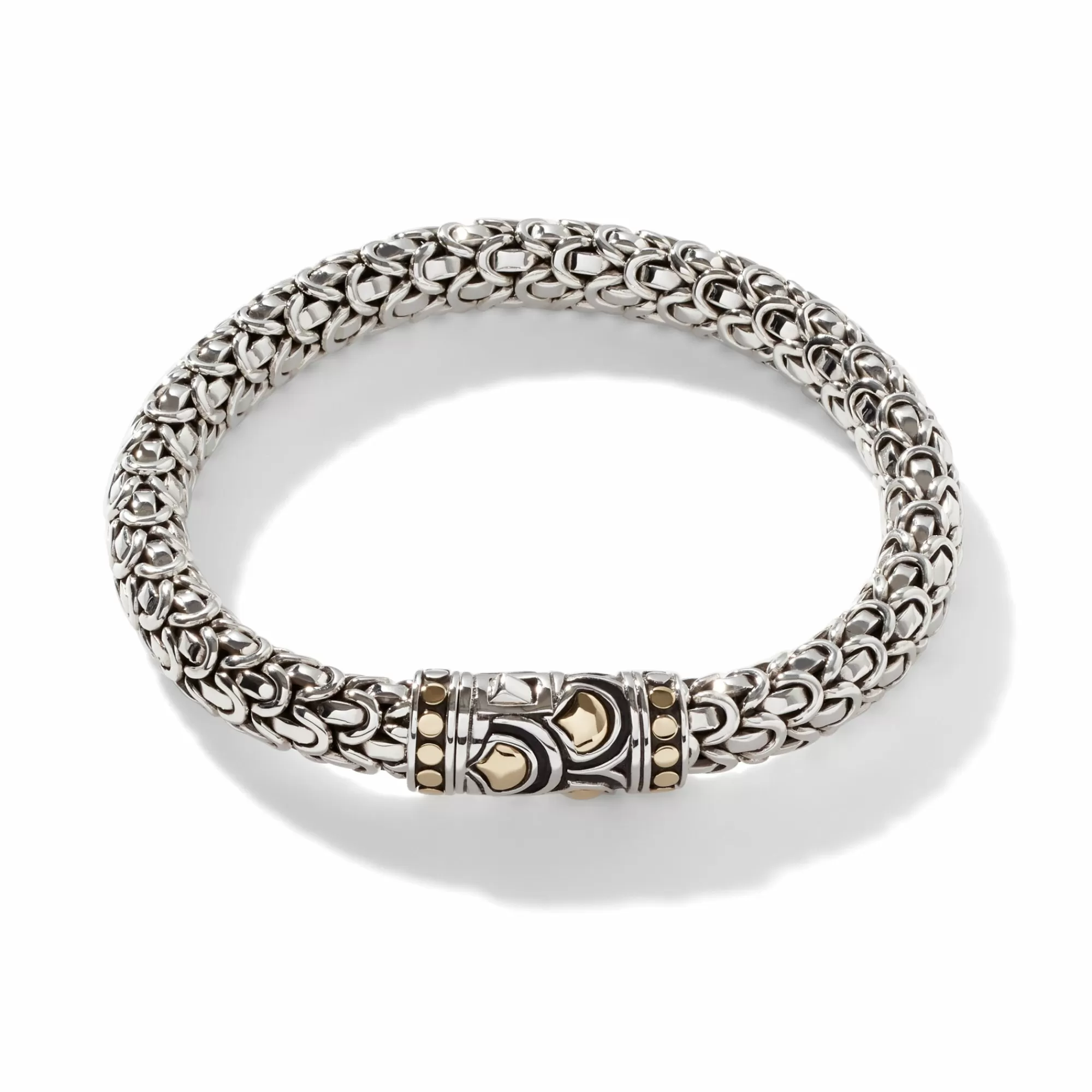 Chains^John Hardy Naga Scale Bracelet, Gold, Sterling Silver