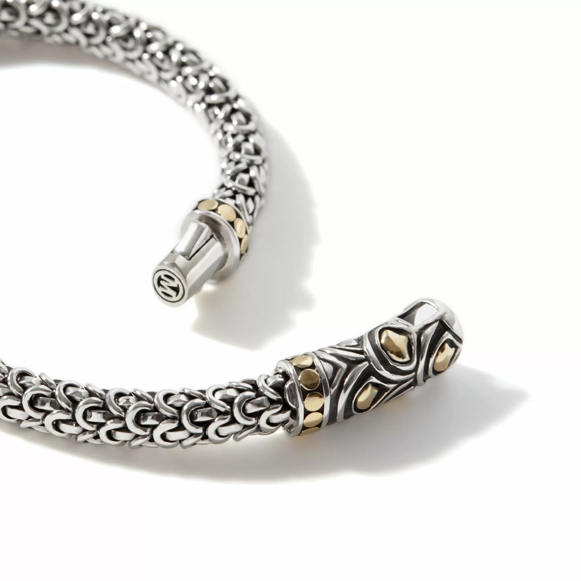 Chains^John Hardy Naga Scale Bracelet, Gold, Sterling Silver