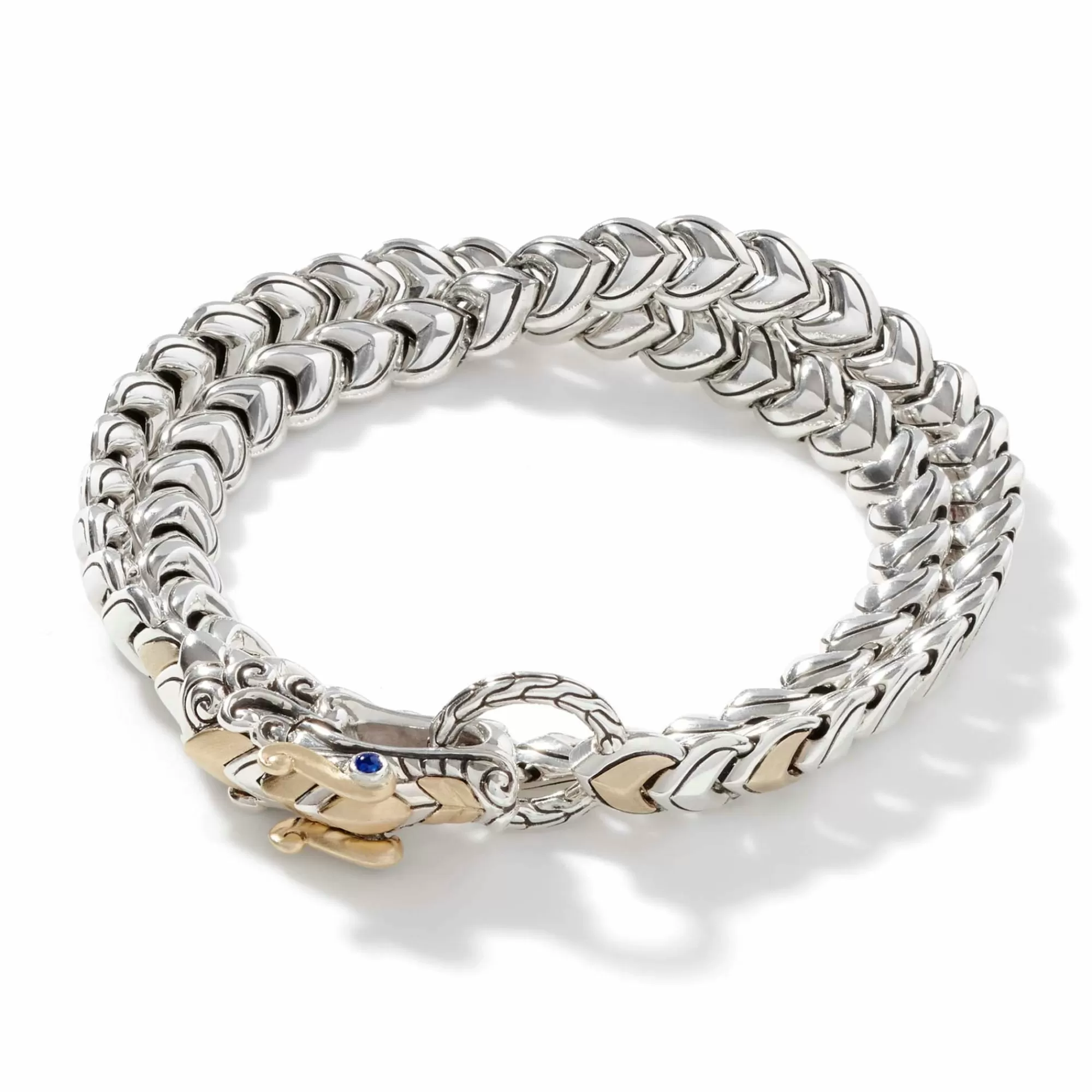 Chains^John Hardy Naga Wrap, Sterling Silver, Gold