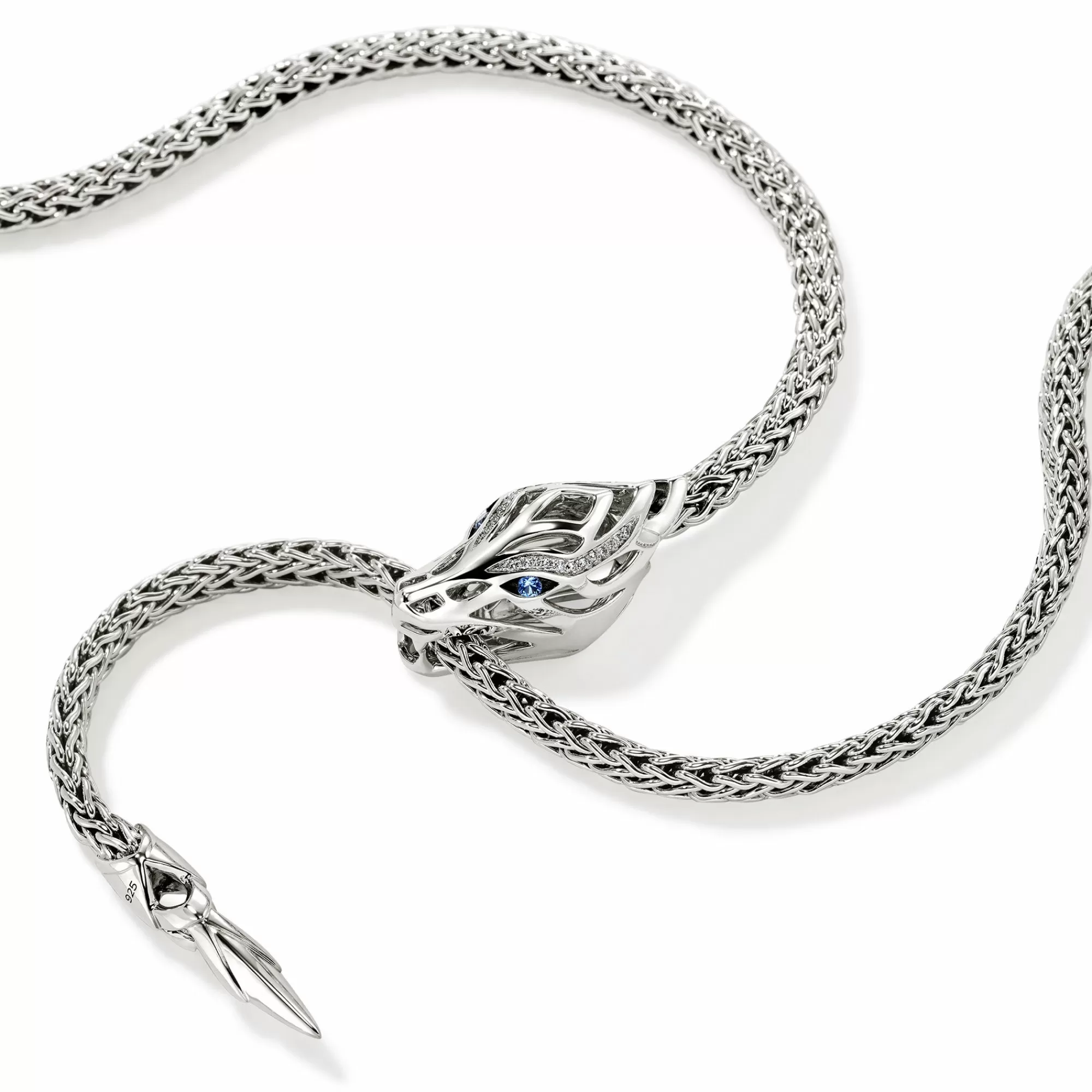 Statement^John Hardy Naga Y Necklace, Sterling Silver, 4.4Mm