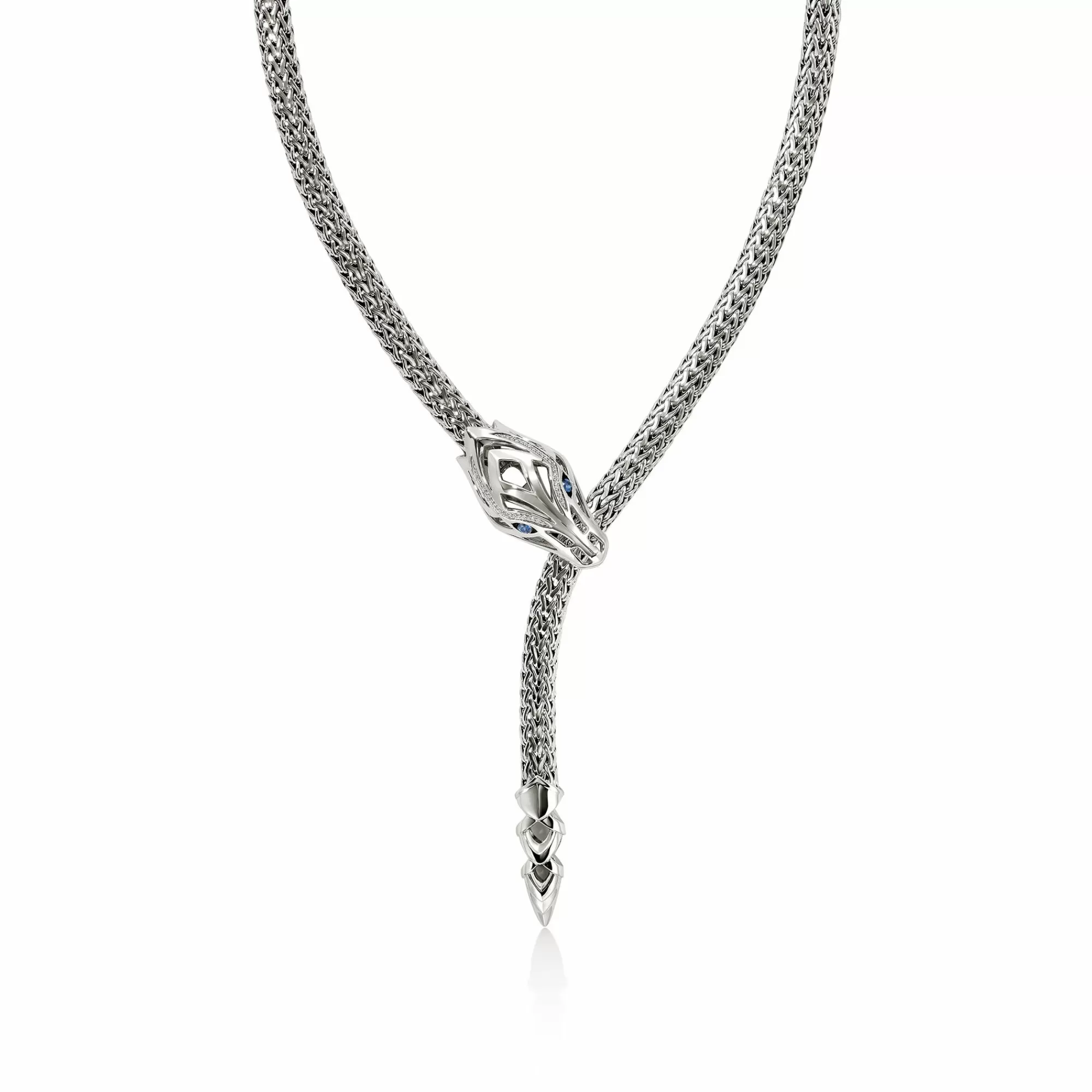 Statement^John Hardy Naga Y Necklace, Sterling Silver, 7.5Mm