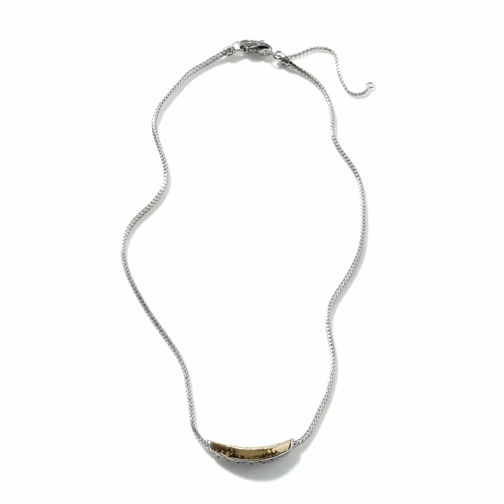 Pendants^John Hardy Palu Crescent Necklace, Sterling Silver, Gold