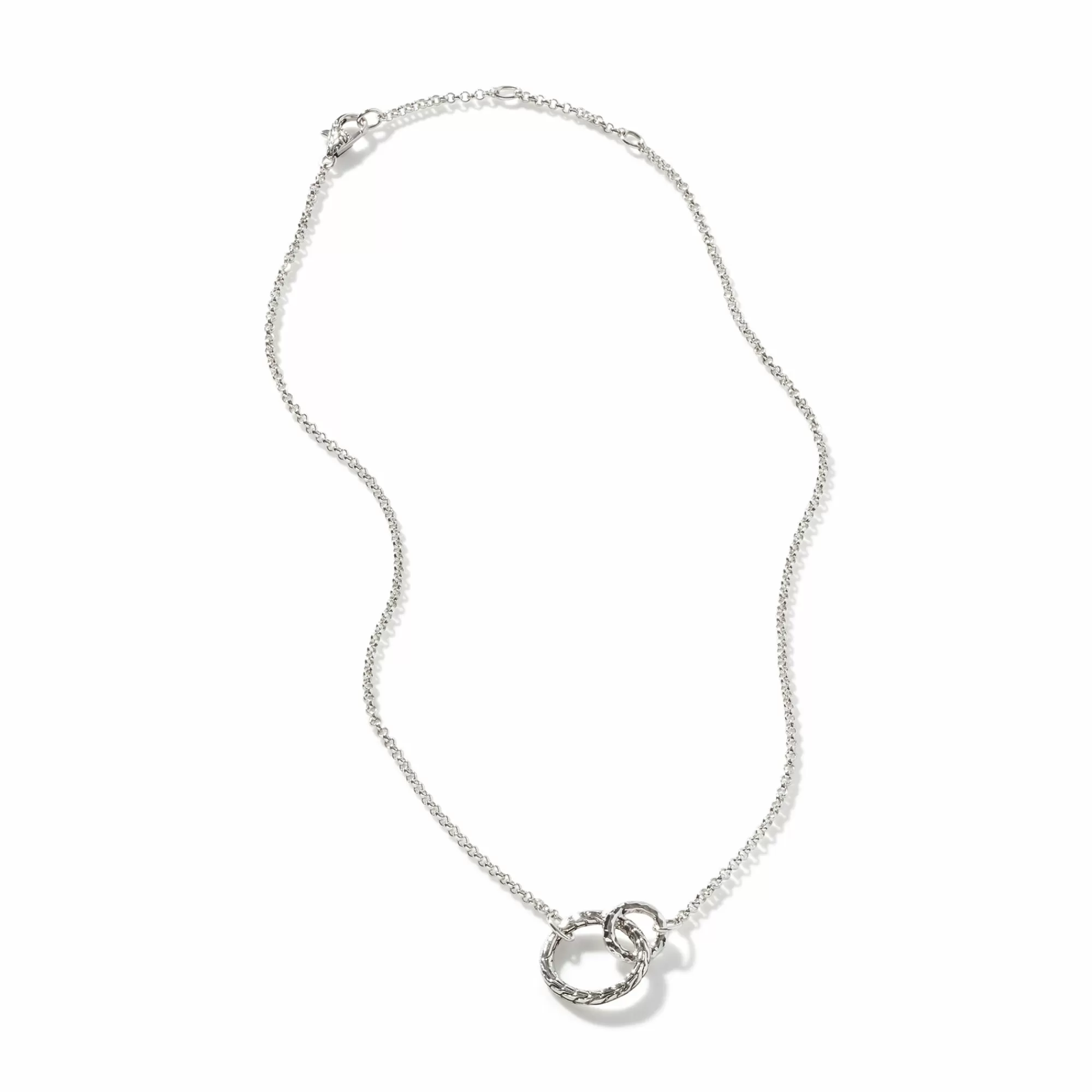 Layering^John Hardy Palu Interlocking Necklace, Sterling Silver