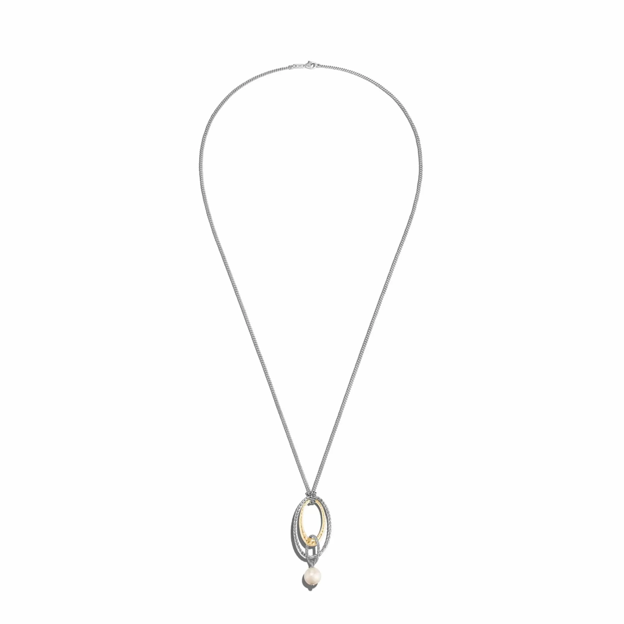 Pendants^John Hardy Palu Pearl Pendant Necklace, Silver, Gold