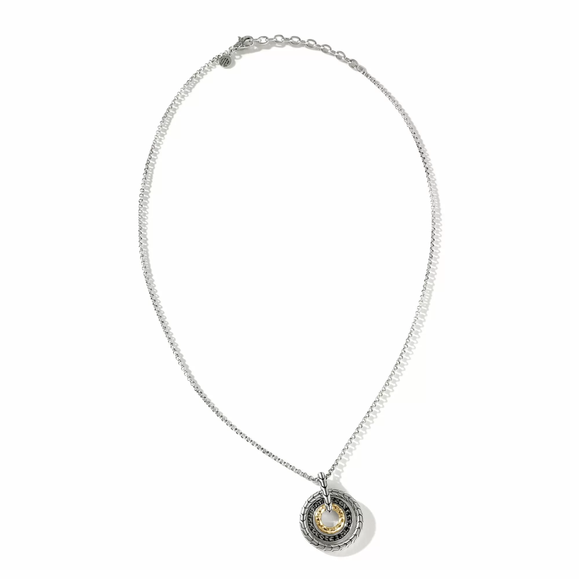 Pendants^John Hardy Palu Pendant Necklace, Silver, Gold, Pave