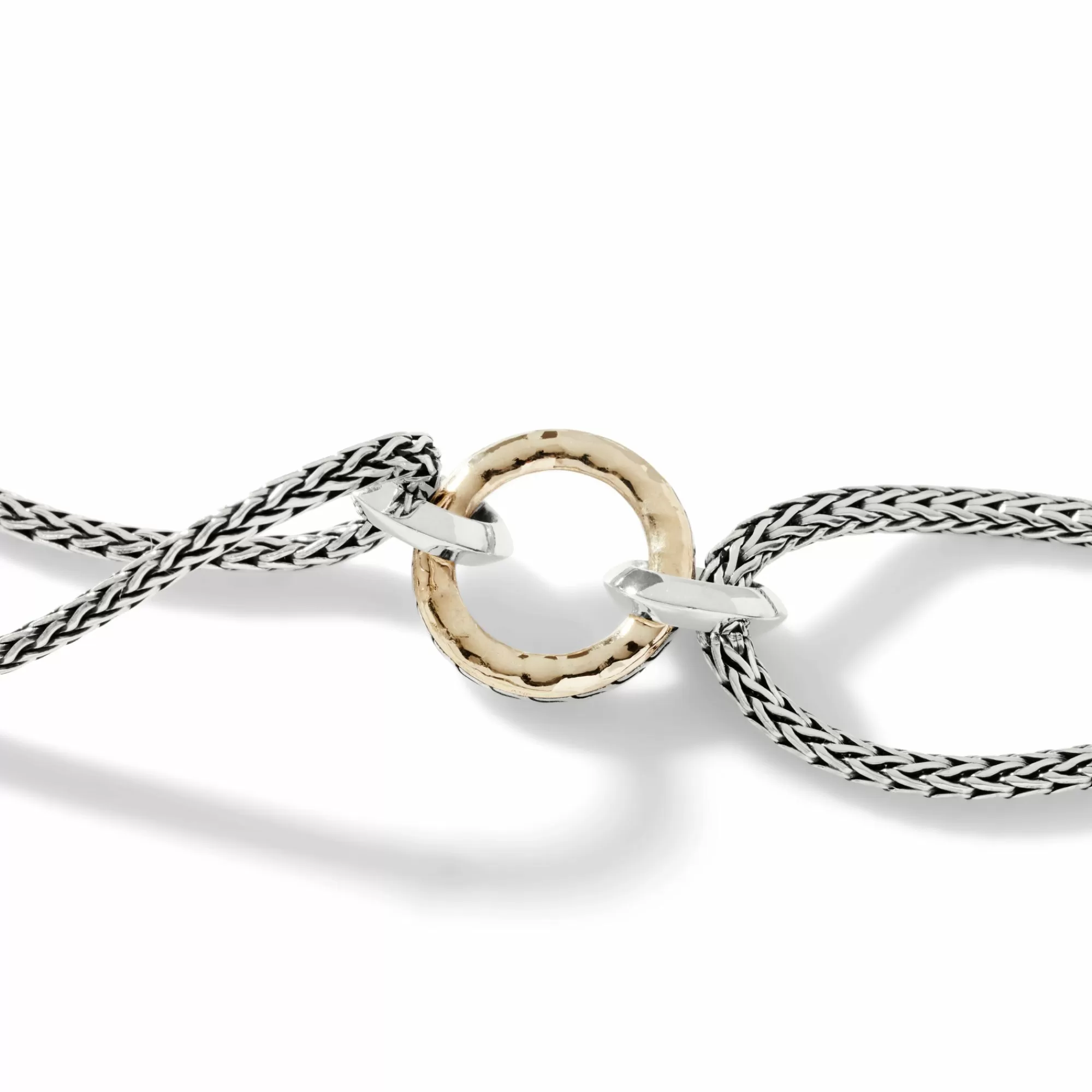 Chains^John Hardy Palu Station Bracelet, Sterling Silver, Gold