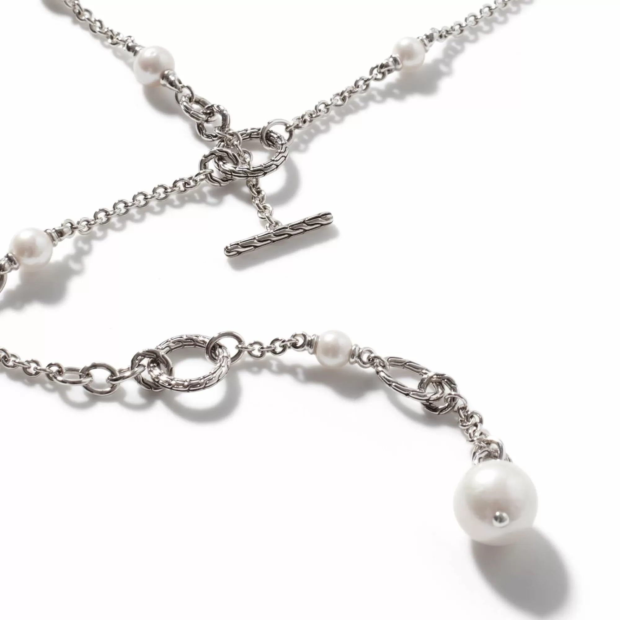 Layering^John Hardy Pearl Convertible Sautoir, Sterling Silver