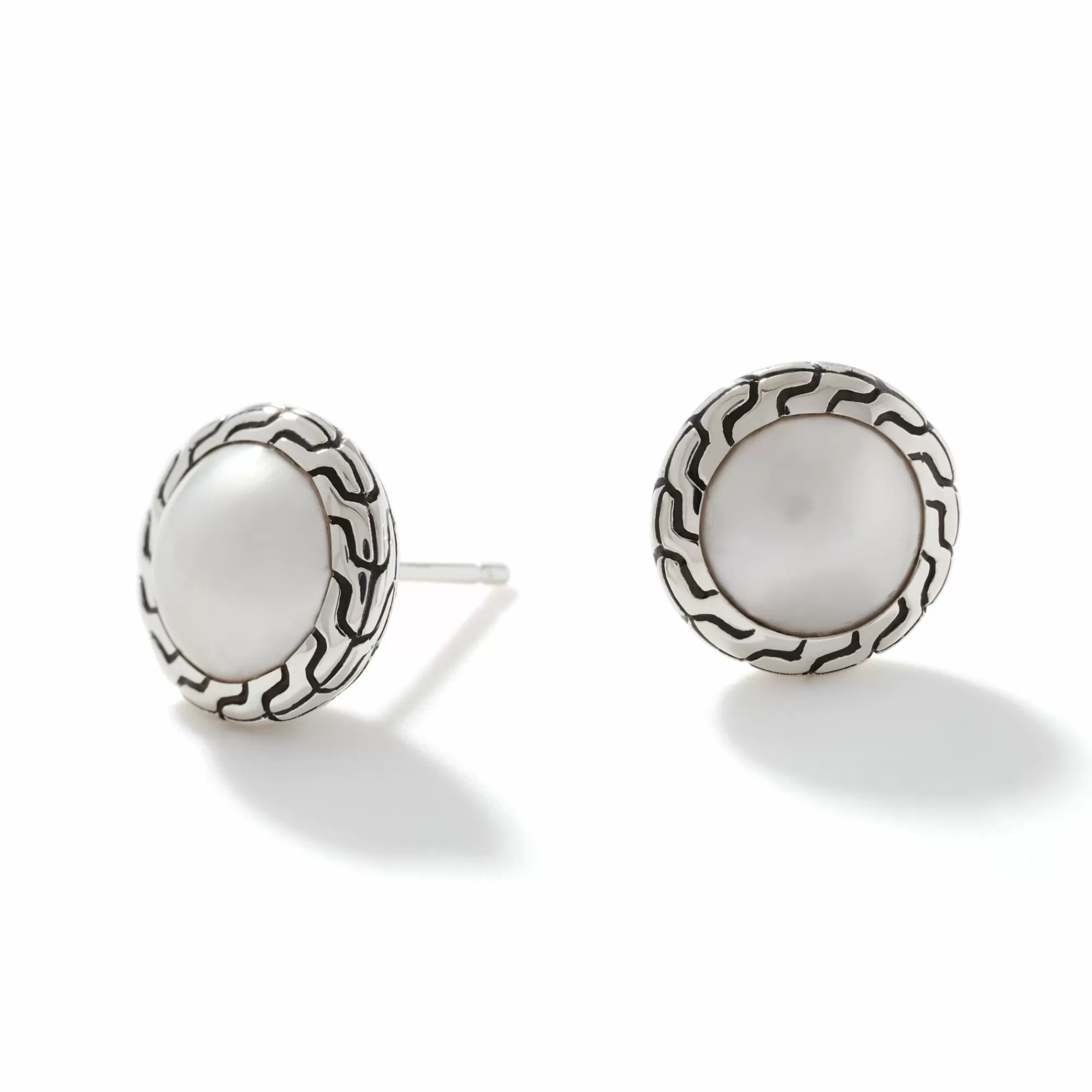 Studs^John Hardy Pearl Stud Earring, Sterling Silver