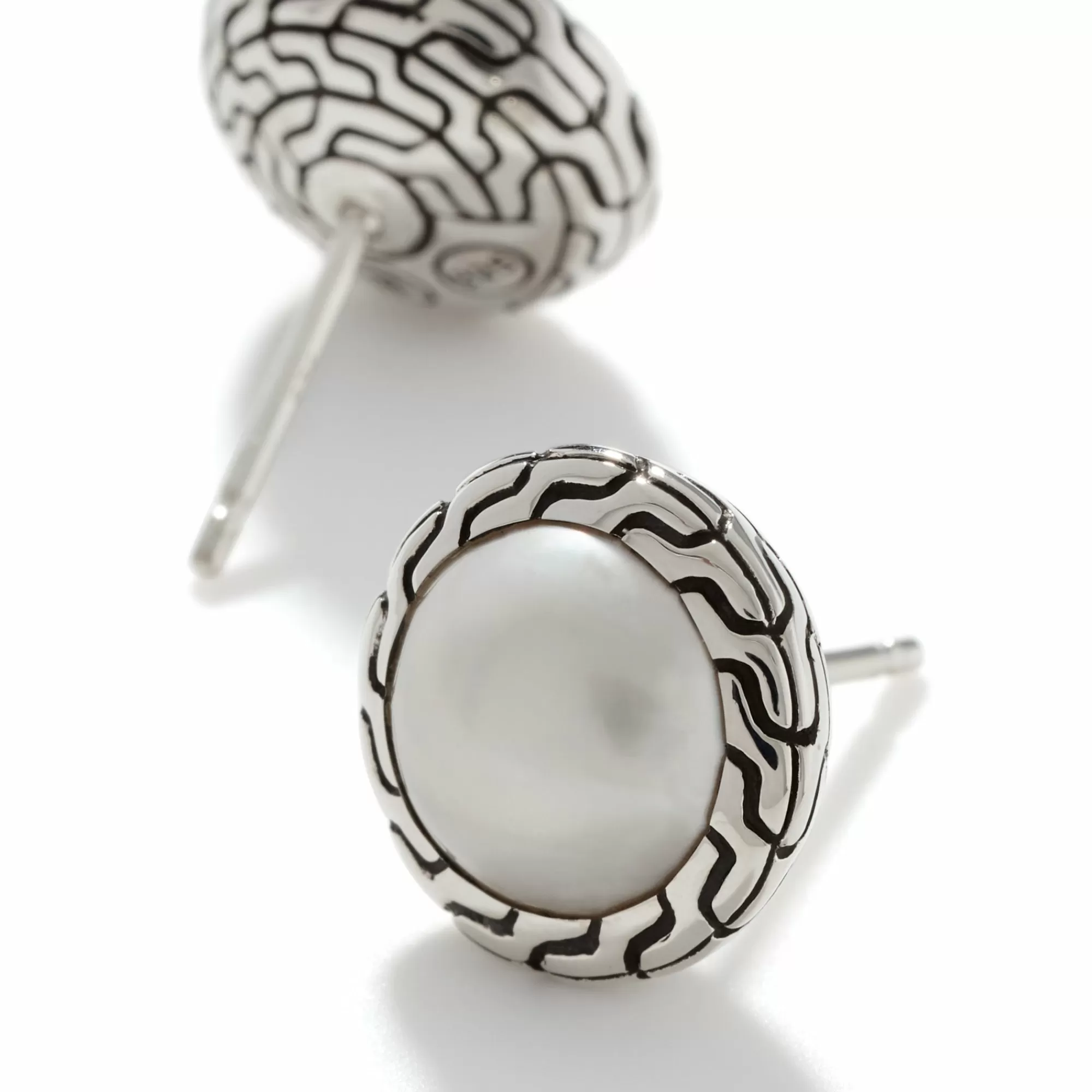 Studs^John Hardy Pearl Stud Earring, Sterling Silver