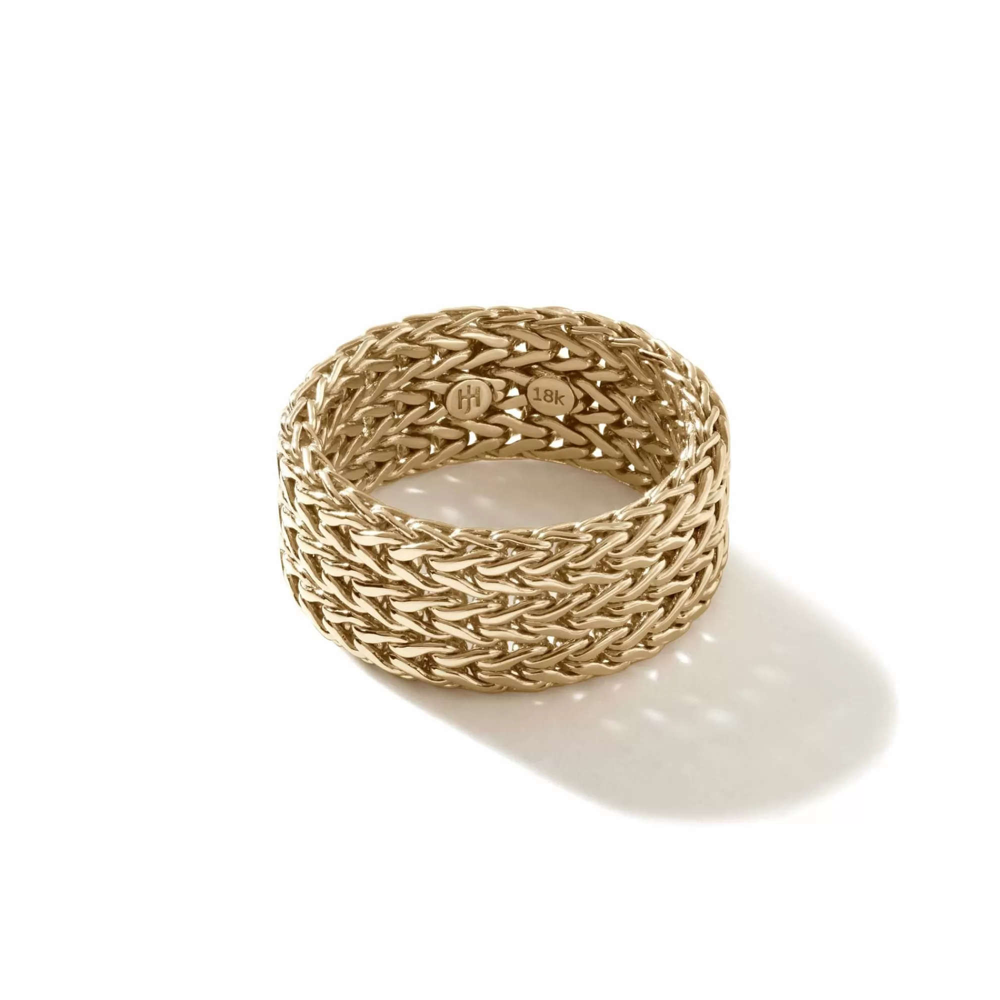 Soft^John Hardy Rata Chain Band Ring, Gold, Wide