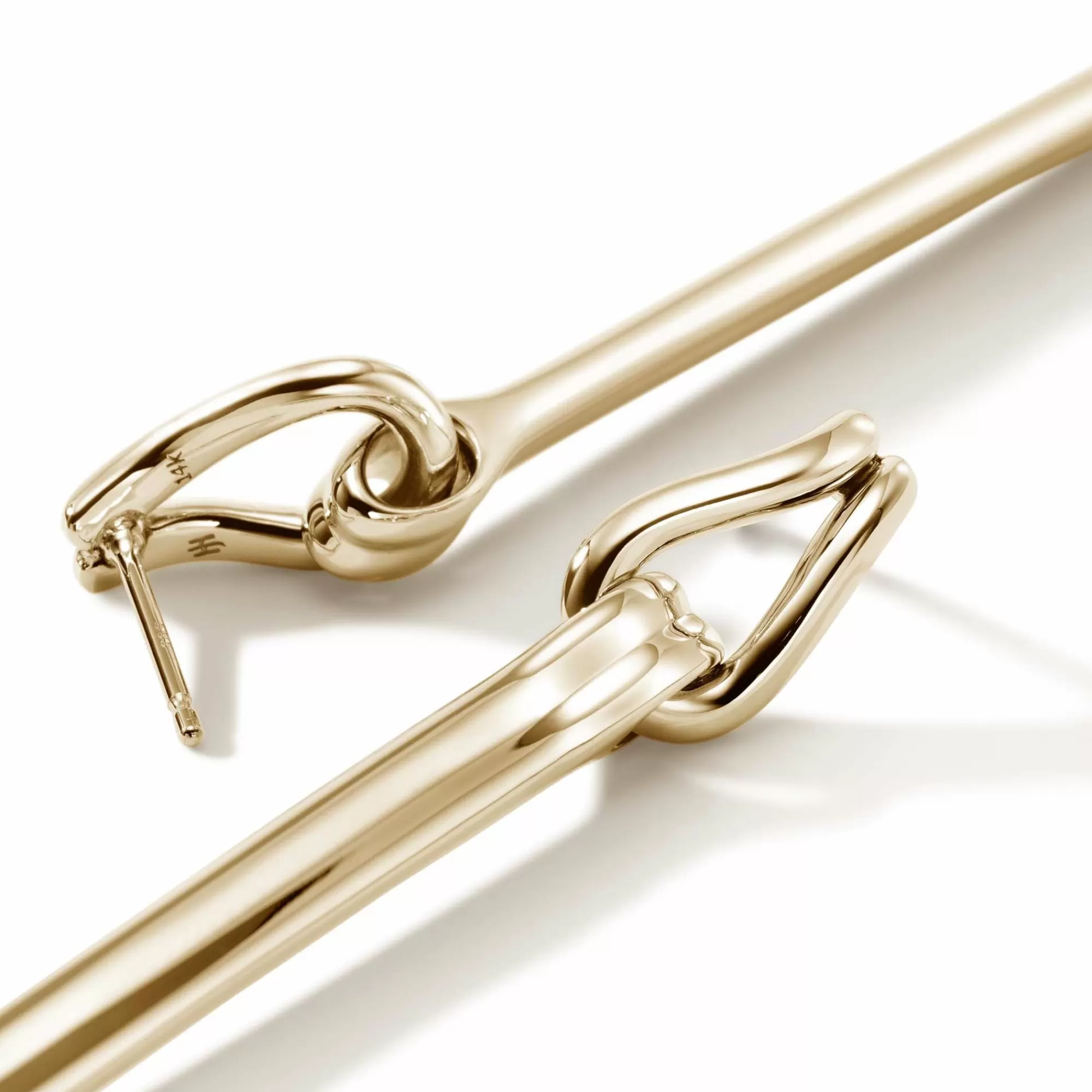 Drops^John Hardy Surf Drop Earring, Gold