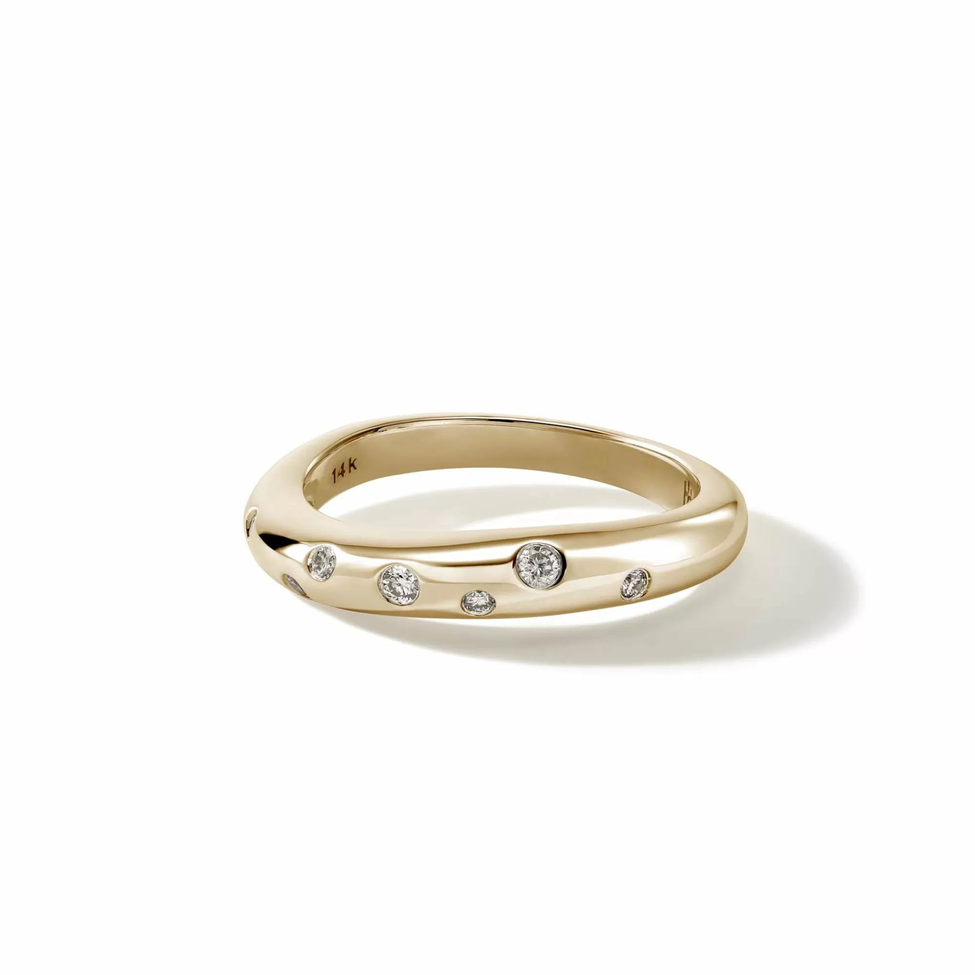 Bands^John Hardy Surf Ring, Gold, Diamonds, Slim