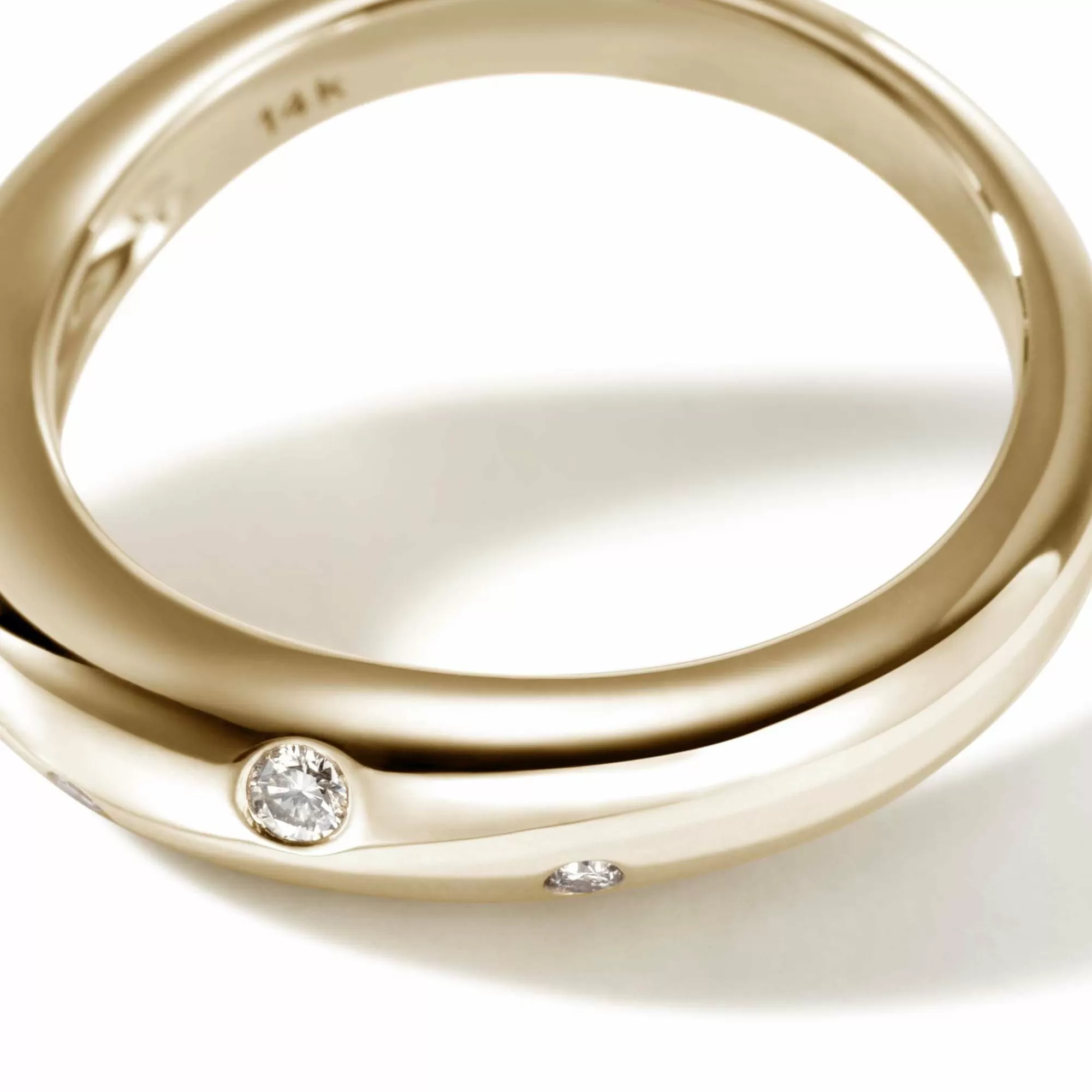 Bands^John Hardy Surf Ring, Gold, Diamonds, Slim