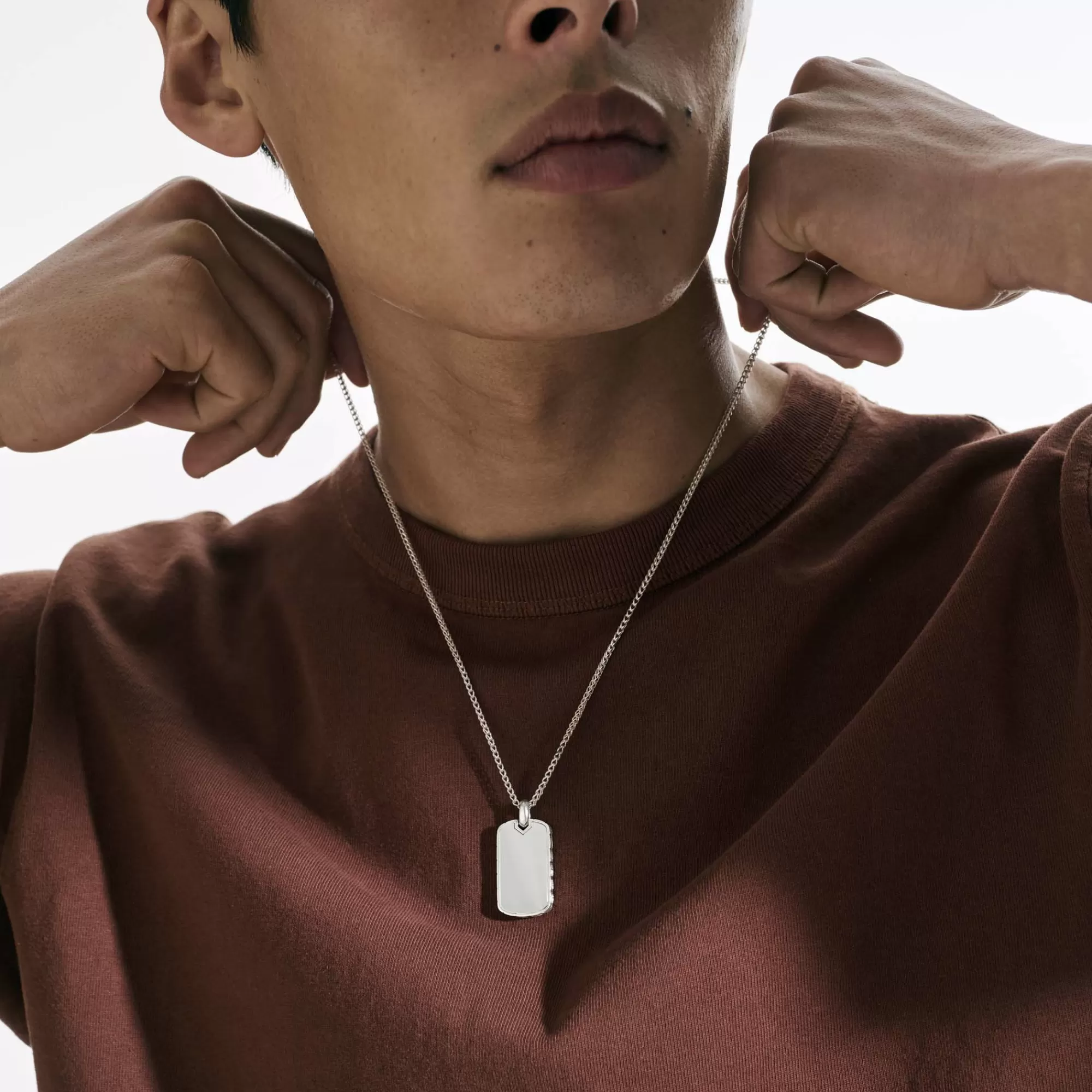 Tags & Pendants^John Hardy Tag Pendant Necklace, Sterling Silver, Gemstone