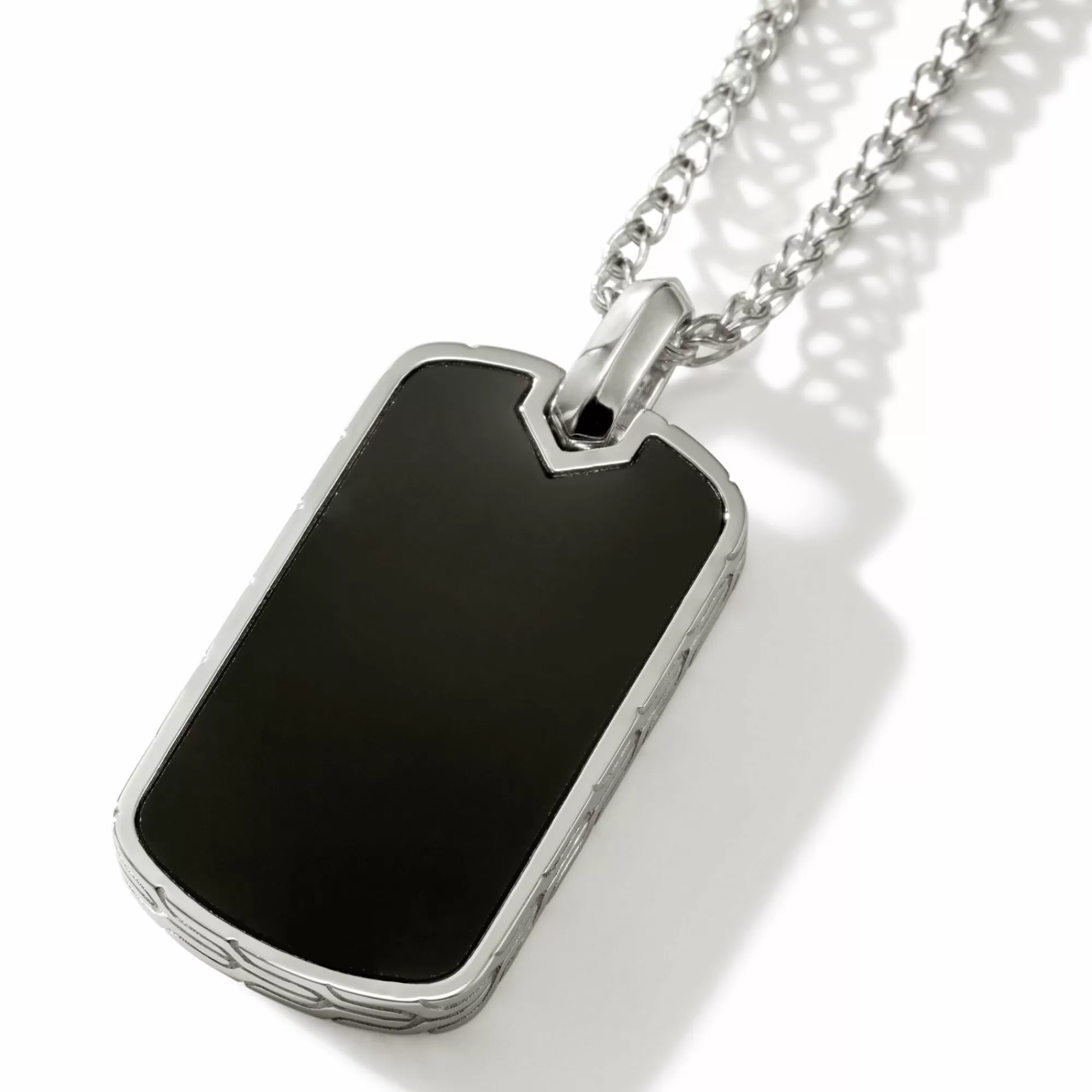 Tags & Pendants^John Hardy Tag Pendant Necklace, Sterling Silver, Gemstone