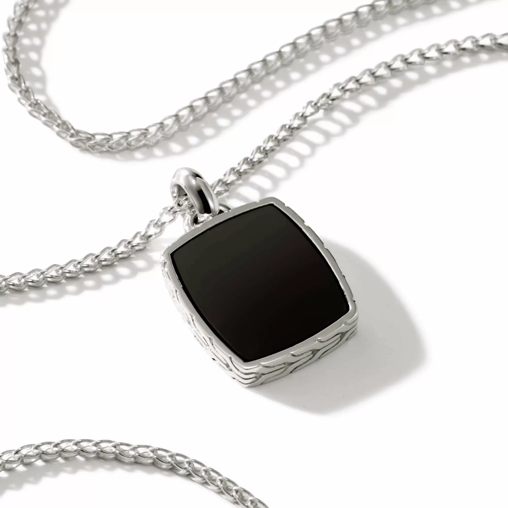 Tags & Pendants^John Hardy Tag Pendant Necklace, Sterling Silver, Gemstone