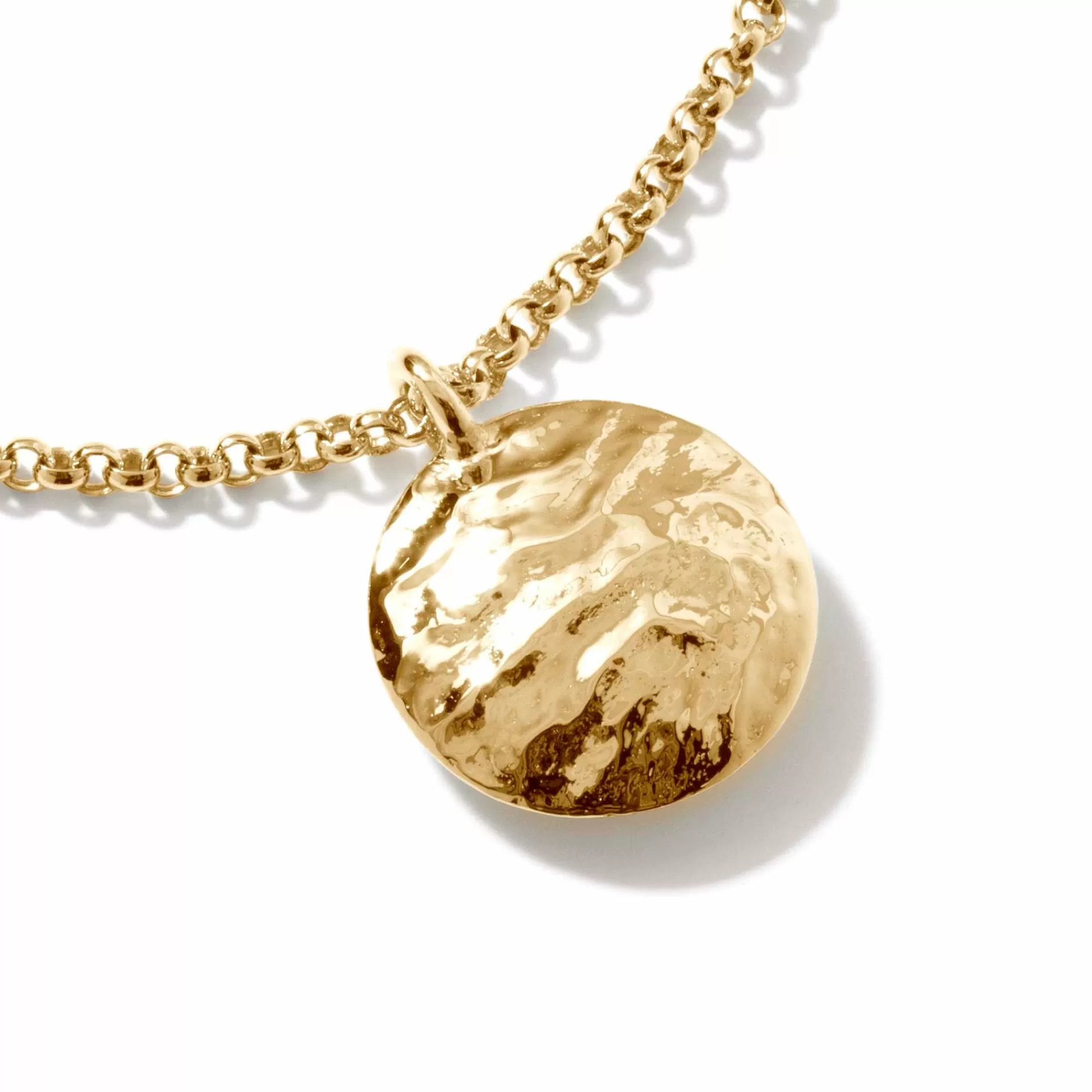 Pendants^John Hardy Texture Pendant Necklace, Gold