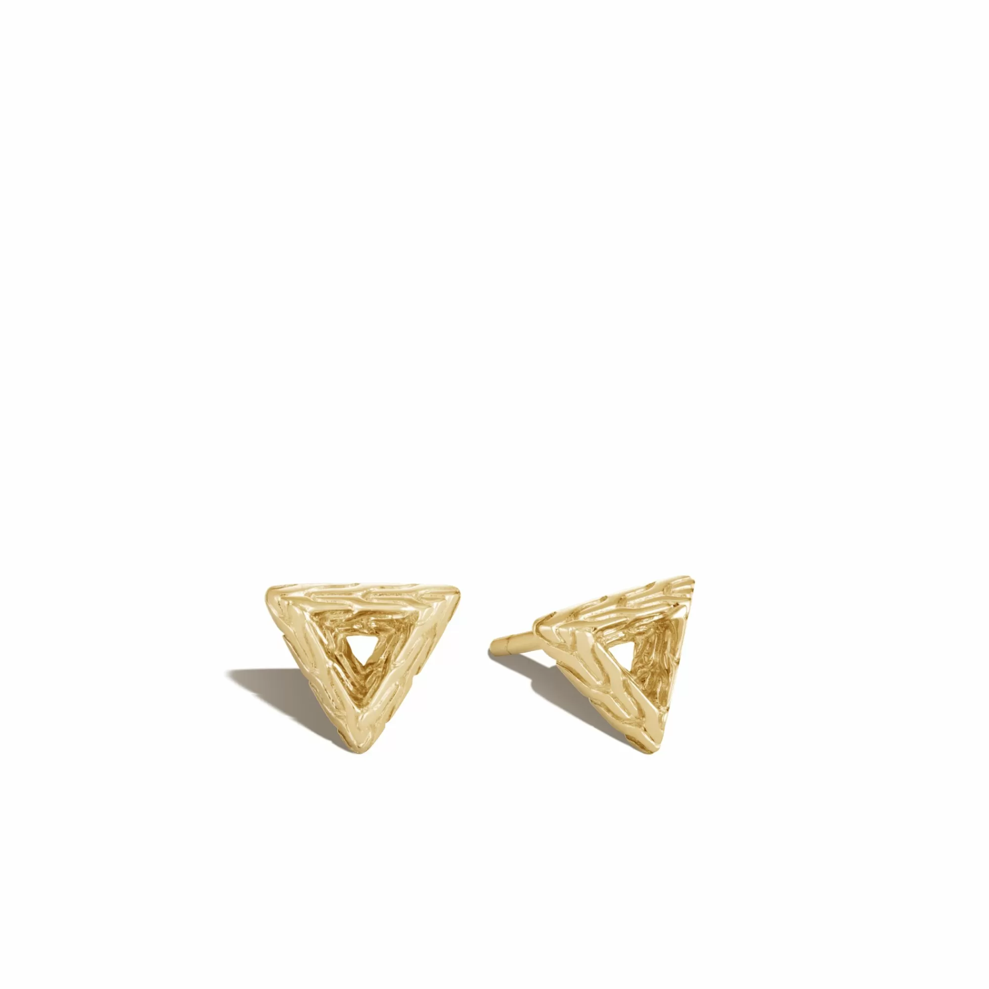 Studs^John Hardy Tiga Triangle Stud Earring, Gold